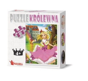 RUSSELL Puzzle edukacyjne Królewna 48 elementów 4+