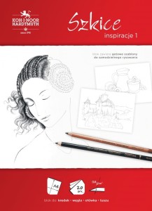 KOH-I-NOOR Blok szkicownik Inspiracje 1 A4 szablon