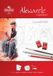 KOH-I-NOOR Blok akwarelowy Inspiracje 1 A4 szablon