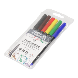 KOH-I-NOOR Cienkopisy artystyczne 0.3 mm 6 kolorów