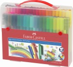 FABER-CASTELL Flamastry pisaki Connector 80 kolorów