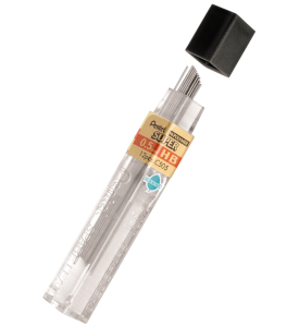 PENTEL Grafity wkłady do ołówka 0,5 mm HB rysiki