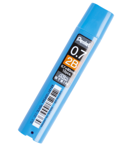 PENTEL Grafity wkłady do ołówka STEIN 0,7 mm 2B rysiki