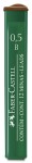 FABER-CASTELL Rysiki grafity do ołówka 0,5 mm B