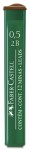 FABER-CASTELL Rysiki grafity do ołówka 0,5 mm 2B