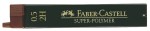 FABER-CASTELL Rysiki grafity SuperPolymer 0,5 mm 2H