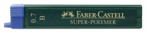 FABER-CASTELL Rysiki grafity SuperPolymer 0,7 mm B