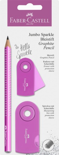 111677_Jumbo Sparkle graphite pencil set, pink, 3 pieces_High Res_52982.jpg
