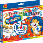 BAMBINO Kredki ołówkowe grube drewno 24 kolory