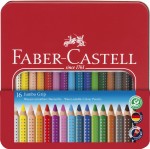 FABER-CASTELL Kredki grube Grip Jumbo 16 kolorów METAL