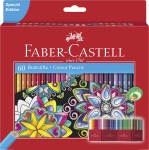 FABER-CASTELL Kredki ołówkowe Eco 60 kolorów Zamek