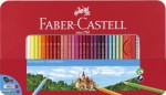 FABER-CASTELL Kredki ołówkowe Eco 60 kolorów Zamek METAL