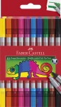 FABER-CASTELL Flamastry dwustronne 10 kolorów