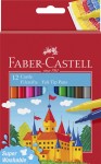 FABER-CASTELL Flamastry pisaki Zamek 12 kolorów