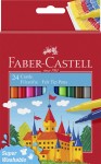 FABER-CASTELL Flamastry pisaki Zamek 24 kolory