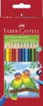 FABER-CASTELL Kredki ołówkowe trójkątne Eco 12 kolorów