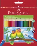 FABER-CASTELL Kredki ołówkowe trójkątne Eco 24 kolory