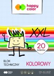 HAPPY COLOR Blok techniczny kolor A3 170g 20 kartek