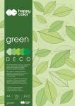 HAPPY COLOR Blok dekoracyjny A4 170g GREEN