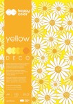 HAPPY COLOR Blok dekoracyjny A4 170g YELLOW