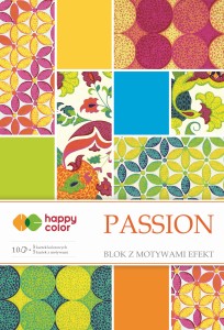 HAPPY COLOR Blok z motywami A4 10 arkuszy Passion
