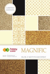 HAPPY COLOR Blok z motywami A4 10 arkuszy Magnific