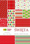 HAPPY COLOR Blok z motywami A4 80g 15 arkuszy Święta