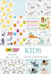 HAPPY COLOR Blok z motywami A4 80g 15 arkuszy Kids