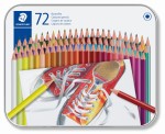 STAEDTLER Kredki ołówkowe klasyczne 72 kol METAL