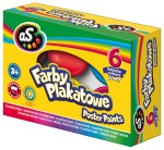 ASTRA Farby plakatowe szkolne As 6 kolorów x 20 ml 