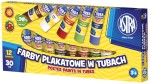 ASTRA Farby plakatowe w tubach 12 kolorów 30 ml 