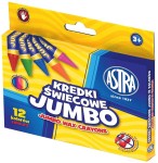 ASTRA Kredki świecowe grube Jumbo 12 kolorów