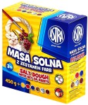 ASTRA Masa solna 450g + zestaw 6 farb do malowania
