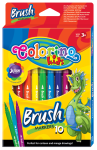 COLORINO Flamastry pędzelkowe pisaki 10 kolorów