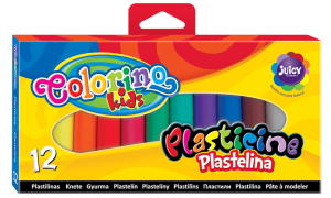 COLORINO Plastelina szkolna okrągła 12 kolorów