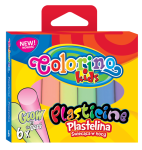 COLORINO Plastelina świecąca 6 kolorów GLOW