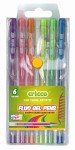 CRICCO Długopisy żelowe fluorescencyjne 6 kolorów