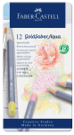 FABER-CASTELL Kredki akwarelowe Goldfaber 12 kolorów PASTEL