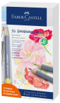 FABER-CASTELL Kredki akwarelowe Goldfaber 36 kolorów PASTEL