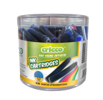 CRICCO Naboje do pióra atrament 100 szt NIEBIESKIE