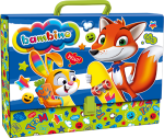 BAMBINO Teczka z rączką A4 twarda tekturowa