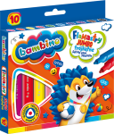BAMBINO Flamastry trójkątne JUMBO 10 kolorów