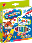 BAMBINO Flamastry pisaki mazaki 12 kolorów