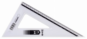 MemoBe Ekierka przezroczysta 16 cm 60 stopni by Pratel