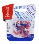 MemoBe Pinezki do tablic beczułki kolorowe 7 mm 30 sztuk