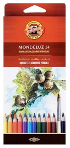 KOH-I-NOOR Kredki akwarelowe Mondeluz 24 kolory