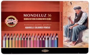 KOH-I-NOOR Kredki akwarelowe Mondeluz 36 kolorów METAL