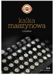 KOH-I-NOOR Kalka maszynowa kopiująca czarna A4 100 arkuszy