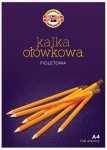 KOH-I-NOOR Kalka ołówkowa kopiująca fioletowa A4 100 arkuszy