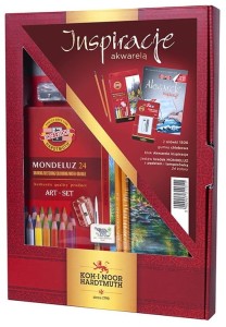 KOH-I-NOOR Zestaw Inspiracje akwarelą kredki Mondeluz